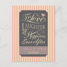 Postal De Invitación diseño de cita de boda