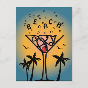 Postal De Invitación Diseño de Fiesta de playa