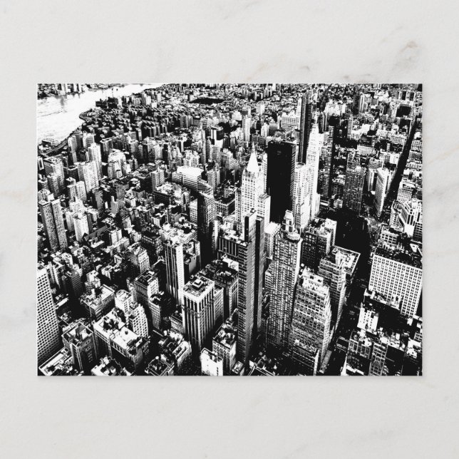 Postal De Invitación Diseño de Manhattan (Anverso)