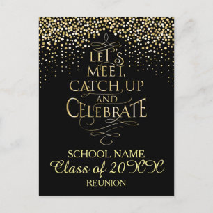 Postal De Invitación Diseño de Reunión escolar
