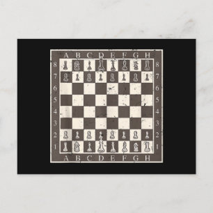 Postal De Invitación Disfraz de Halloween de Tablero de Ajedrez Cool  D