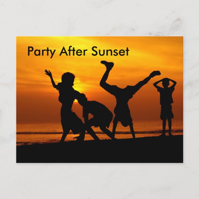 Postal De Invitación Diversión (Anverso)