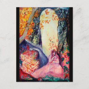 Postal De Invitación DREAM GOLDEN Yoga Meditación Jardín Zen