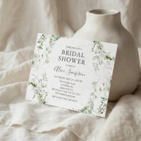 Ducha nupcial de vegetación de sabores presupuesta