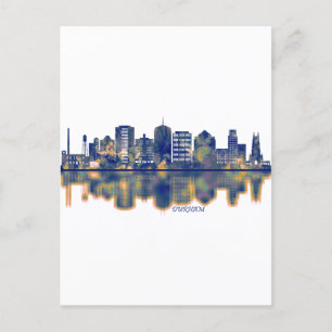 Postal De Invitación Durham Skyline