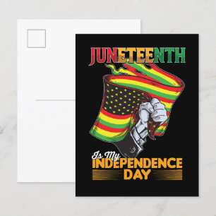 Postal De Invitación El 11 de junio es mi Día de la Independencia Liber