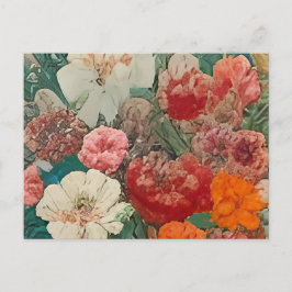 Postal De Invitación el cierre de un cuadro de flores