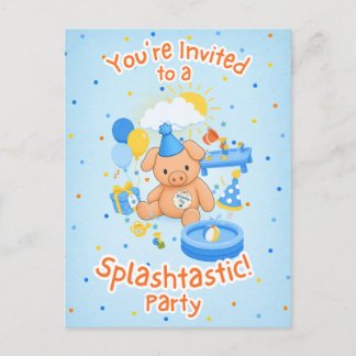 Postal De Invitación ¡El cuento de Hamhock Splashtastic!