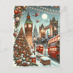 Postal De Invitación El esplendor festivo de Londres - Vibrante auto de