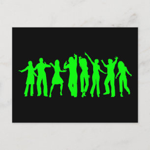 Postal De Invitación El Fiesta verde