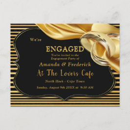 Postal De Invitación El gran compromiso de Gatsby