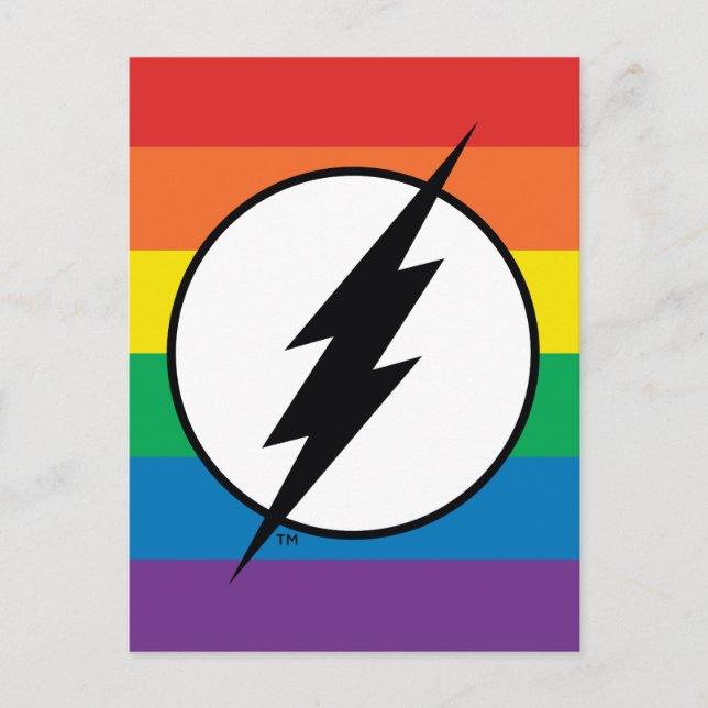 Postal De Invitación El logo de Flash Rainbow (Anverso)
