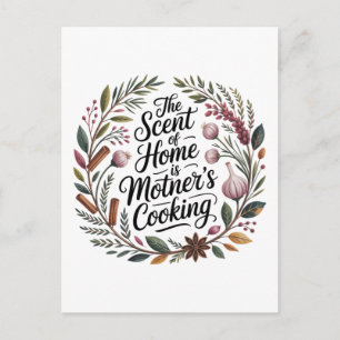 Postal De Invitación El Olor De Hogar Es La Cocina De Mamá