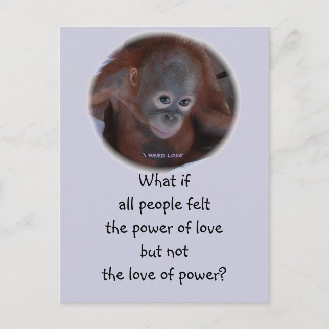 Postal De Invitación El poder del amor (Anverso)