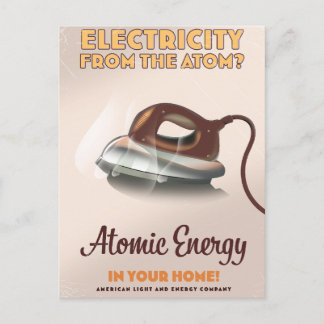 Postal De Invitación ¿Electricidad del Átomo?