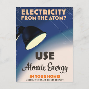Postal De Invitación ¿Electricidad del átomo?