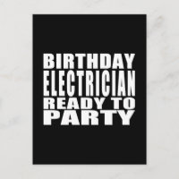 Electricistas : Electricista de cumpleaños listo p