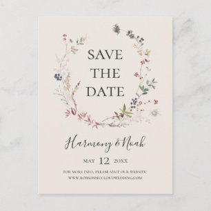 Postal De Invitación Elegancia Botánica para las Fiestas Champagne Av