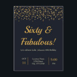 Postal De Invitación Elegante fiesta de cumpleaños de las estrellas de<br><div class="desc">Elegante,  personalizado personalizado violeta / púrpura cualquier edad invitaciones para fiestas de cumpleaños para adultos con confeti de estrellas de oro. Para una mayor personalización,  haga clic en el botón "Personalizar" y utilice nuestra herramienta de diseño para modificar esta plantilla.</div>
