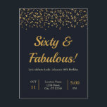 Postal De Invitación Elegante fiesta de cumpleaños de las estrellas de<br><div class="desc">Elegante,  personalizado personalizado violeta / púrpura cualquier edad invitaciones para fiestas de cumpleaños para adultos con confeti de estrellas de oro. Para una mayor personalización,  haga clic en el botón "Personalizar" y utilice nuestra herramienta de diseño para modificar esta plantilla.</div>