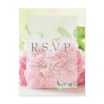 Elegante Rosa de verano rosado RSVP
