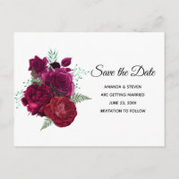 Elegante Rosa Magenta Floral Bouquet Guardar la fe