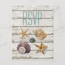 Postal De Invitación elegantes marejadas de madera de muelle marea boda