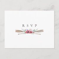 Elegantes remos florales de boda Solicitud de canc