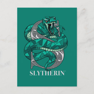 Postal De Invitación Emblema cruzado SLYTHERIN™