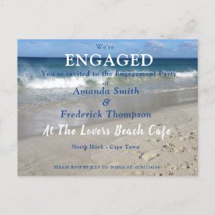 Postal De Invitación En el Lovers Beach