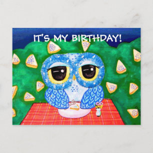 Postal De Invitación ¡Es MI CUMPLEAÑOS! (una noche del arándano)