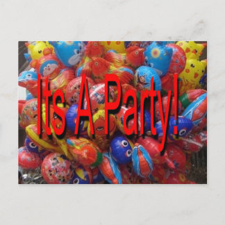 Postal De Invitación ¡Es Un Fiesta! Suministros