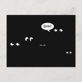 Postal De Invitación esperando en la oscuridad: fiesta sorpresa!