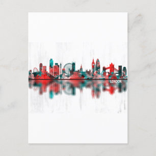 Postal De Invitación Esquina de Inglaterra de Londres