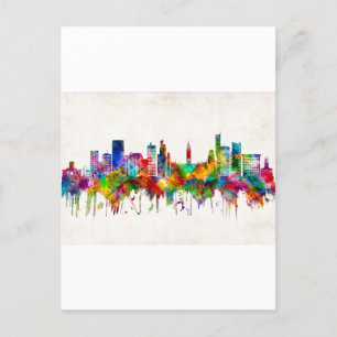 Postal De Invitación Esquina de Inglaterra de Manchester