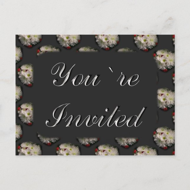Postal De Invitación Estás invitado (Anverso)