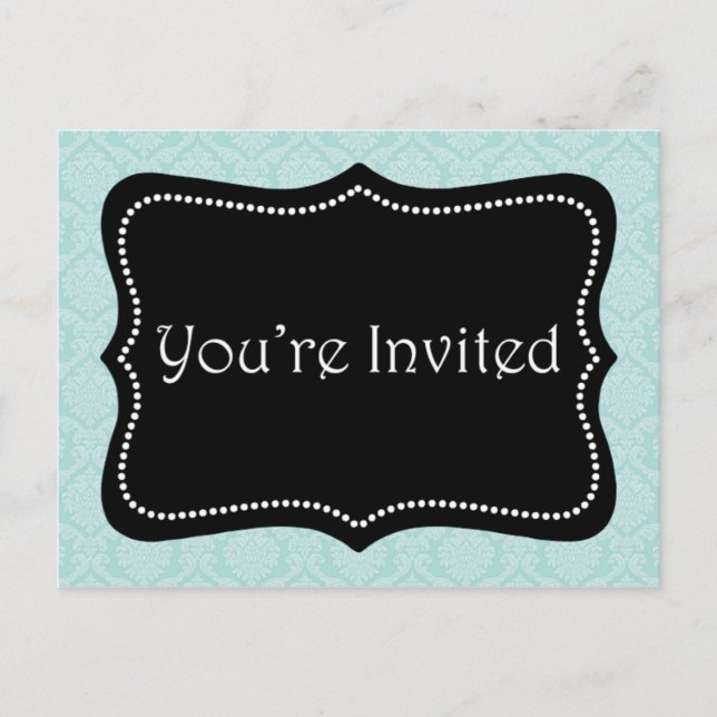 Postal De Invitación Estás invitado (Anverso)