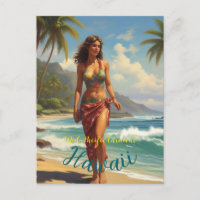 Estilo Vintage Hawaiano Viaje Honolulu Pacífico Me