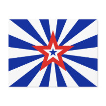 Estrella Azul Americana Explosión de Estrellas Pat
