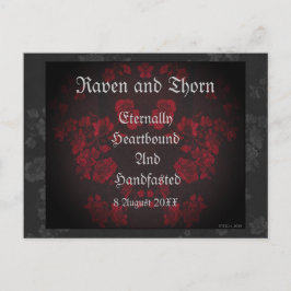 Postal De Invitación Eterno Ayuno/Suite Boda