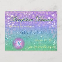 Faux Purple Purpurina Lantern Confetti Recepción