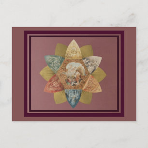 Postal De Invitación Favor del vintage de la bola del carnaval