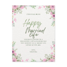 Felicitación de boda 