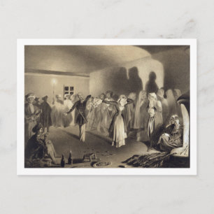 Postal De Invitación Fiesta bailarín en Kagha-Choura, Daguestán, plato 