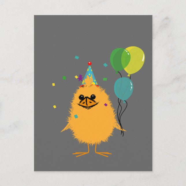 Postal De Invitación Fiesta Chick (Anverso)