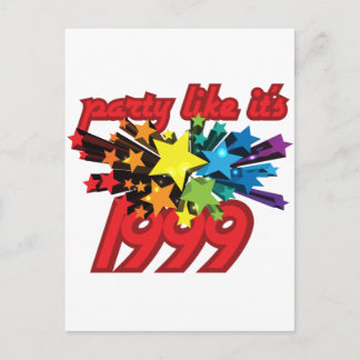 Postal De Invitación Fiesta como si fuera 1999 - Star Power