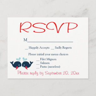 Postal De Invitación Fiesta de boda en la playa de ballenas de la marin