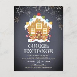Postal De Invitación Fiesta de Cookie Exchange