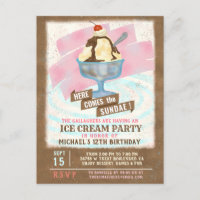Fiesta de cumpleaños de Ice Cream | Aquí viene el 