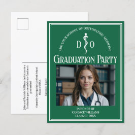 Postal De Invitación Fiesta de graduación de la facultad de medicina os